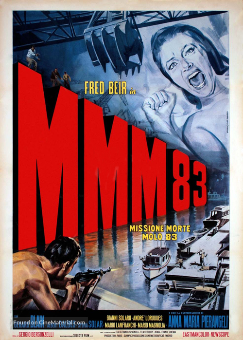 MMM 83 - Missione Morte Molo 83 - Italian Movie Poster