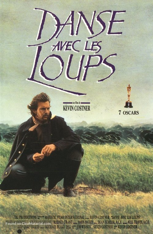 Dances with Wolves - French VHS movie cover