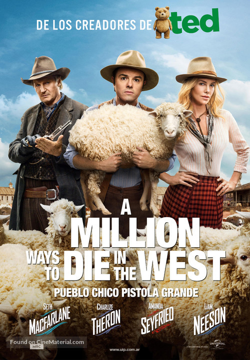 A Million Ways to Die in the West - Argentinian Movie Poster