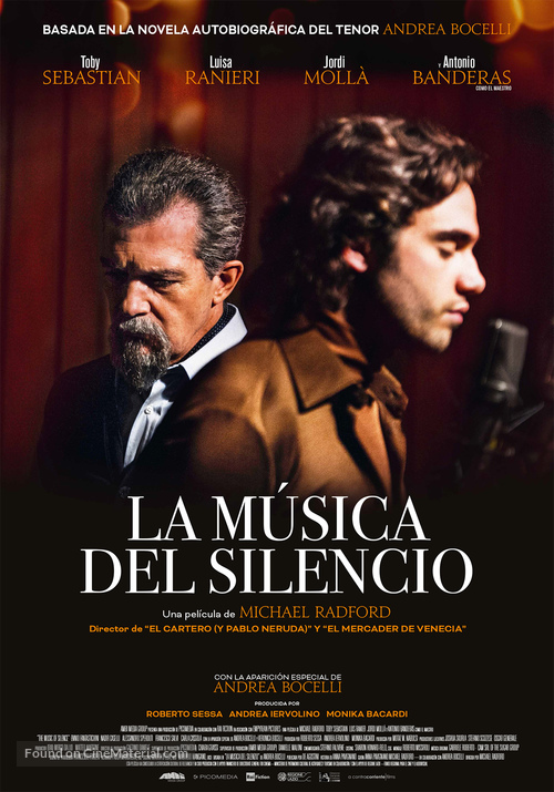 La musica del silenzio - Spanish Movie Poster