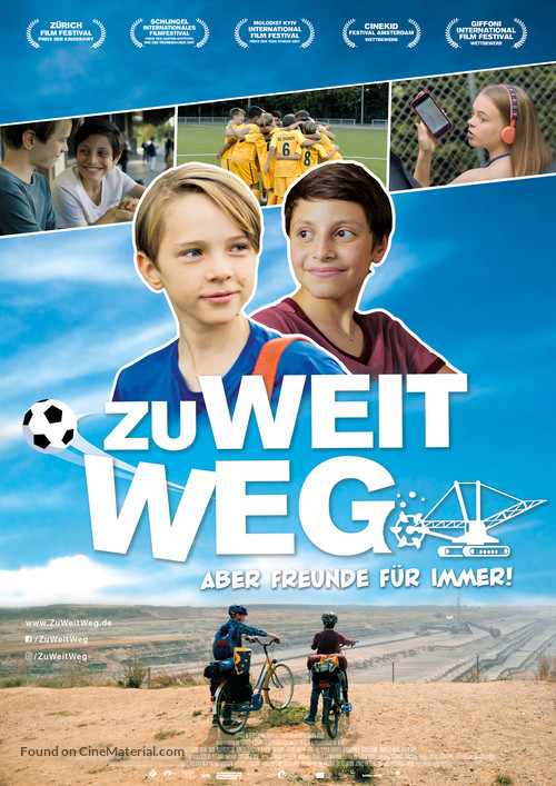 Zu weit weg - German Movie Poster