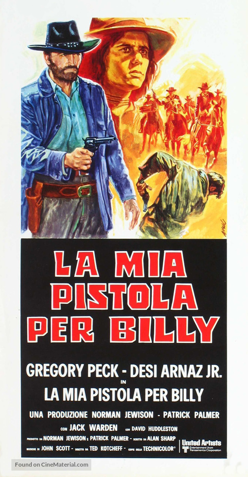 Billy Two Hats - Italian Movie Poster