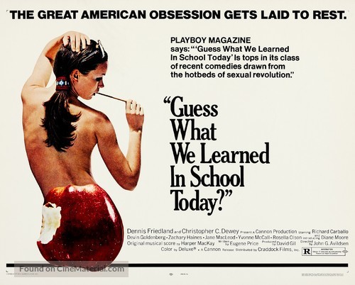 Guess What We Learned in School Today? - Movie Poster