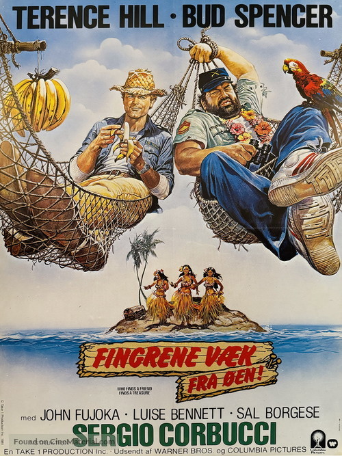 Chi trova un amico trova un tesoro - Danish Movie Poster