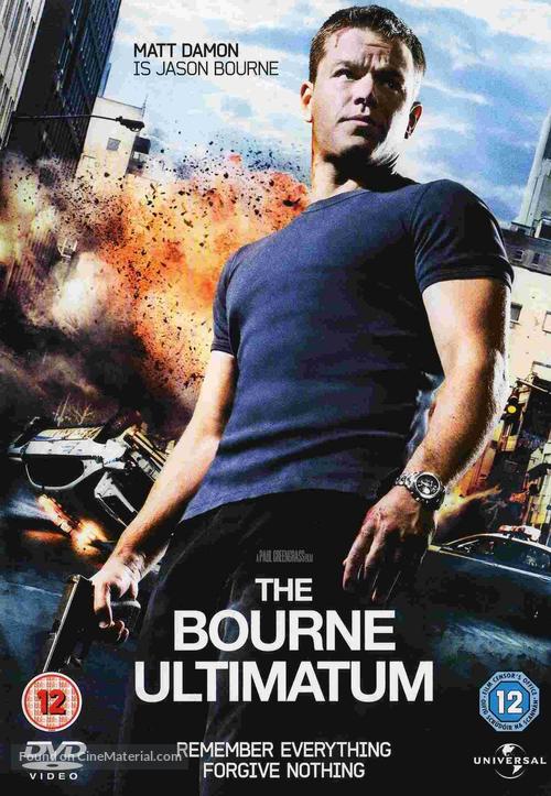 The Bourne Ultimatum - British DVD movie cover