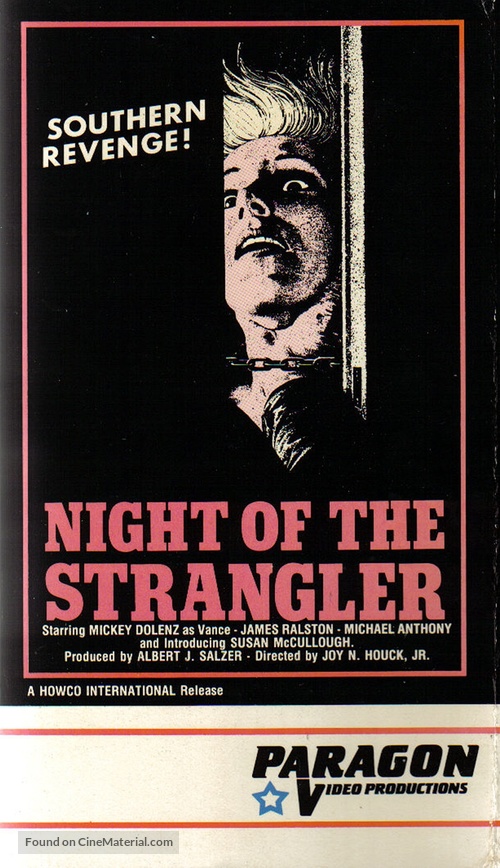 Night of the Strangler - VHS movie cover