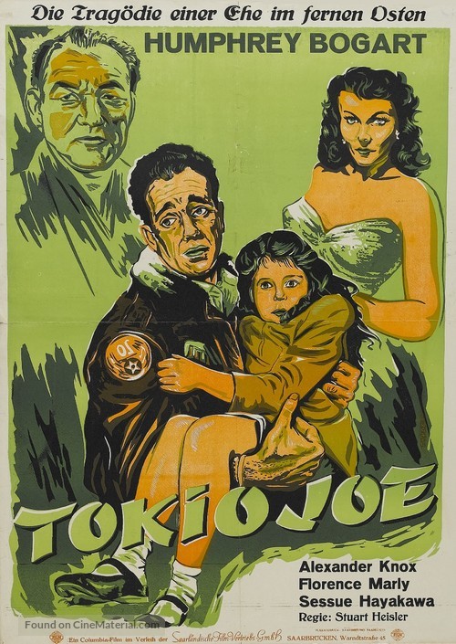 Tokyo Joe - German Re-release movie poster