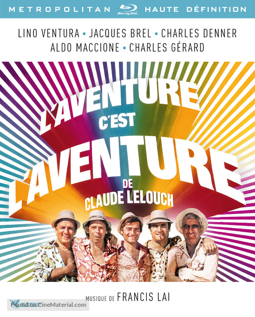 Aventure, c&#039;est l&#039;aventure, L&#039; - French Blu-Ray movie cover