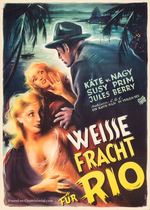 Cargaison blanche - German Movie Poster