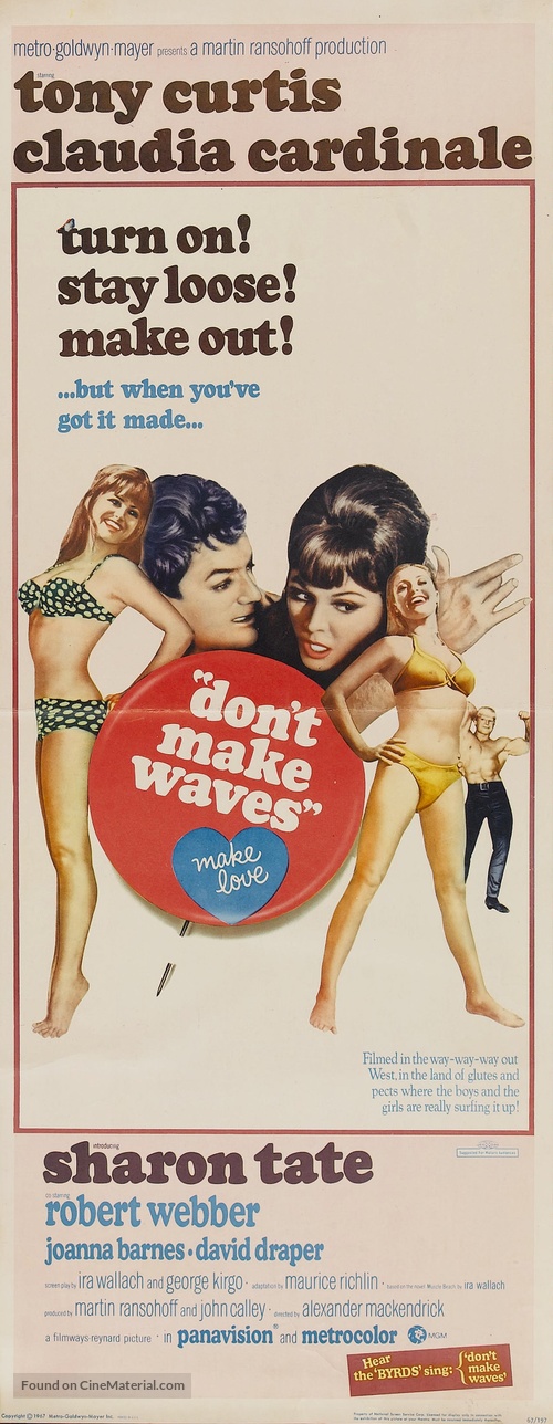 Don&#039;t Make Waves - Movie Poster