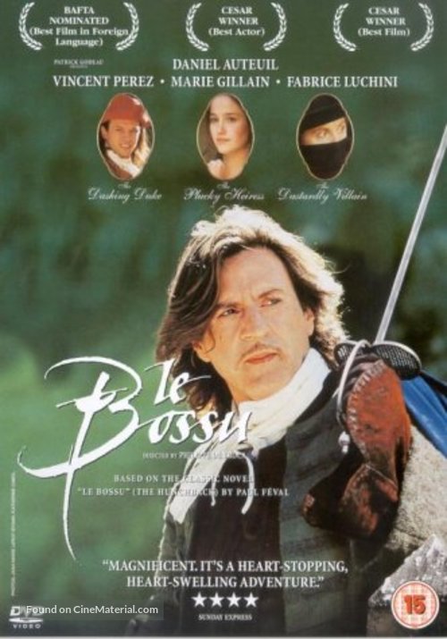 Le Bossu - British DVD movie cover