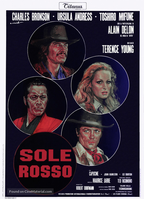 Soleil rouge - Italian Movie Poster