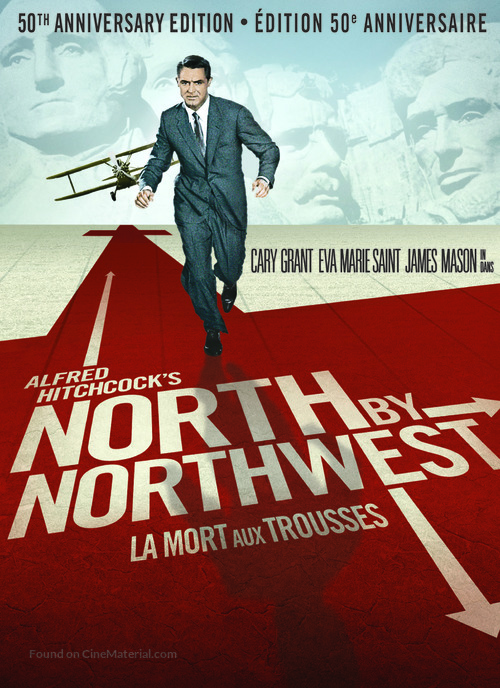 North by Northwest - Canadian DVD movie cover