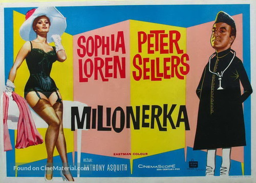 The Millionairess - Yugoslav Movie Poster