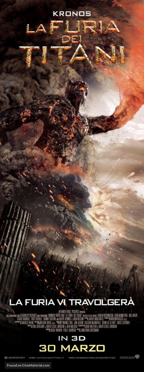Wrath of the Titans - Italian Movie Poster