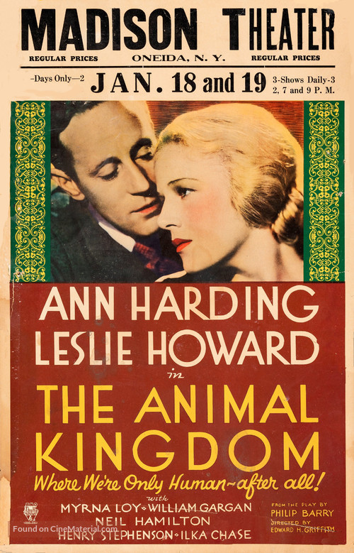 The Animal Kingdom - Movie Poster