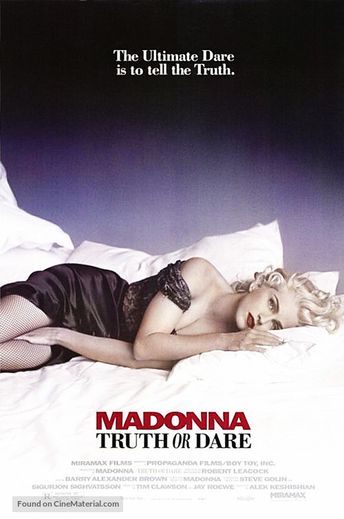 Madonna: Truth or Dare - Movie Poster