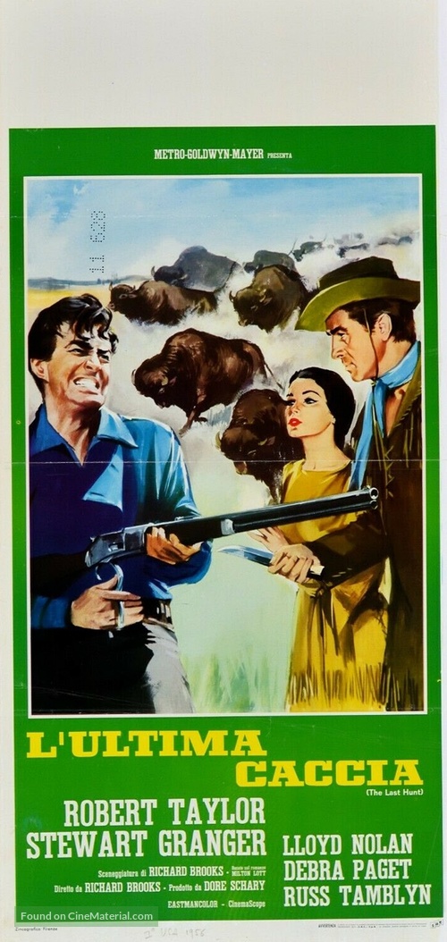 The Last Hunt - Italian Movie Poster