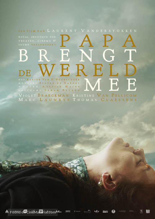 Papa brengt de wereld mee - Belgian Movie Poster