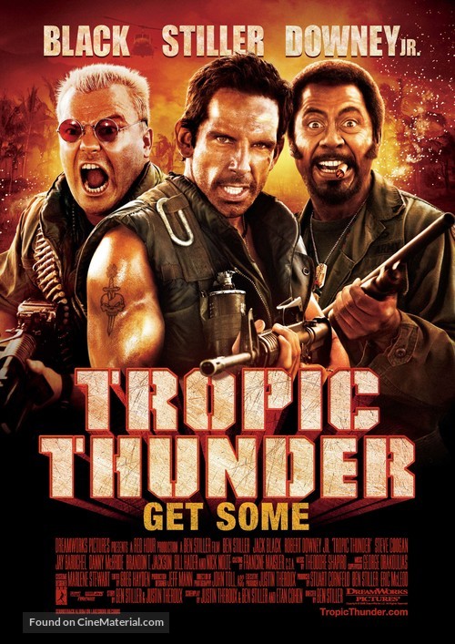 Tropic Thunder - Swedish Movie Poster
