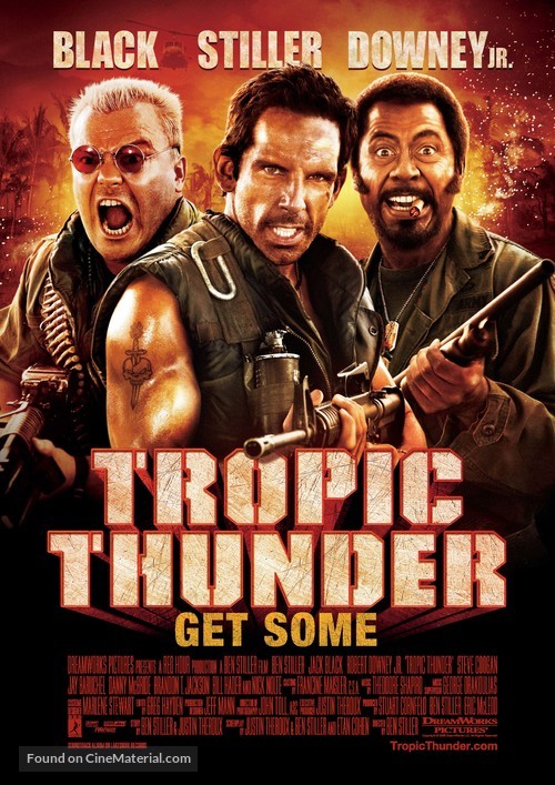 Tropic Thunder - Swedish Movie Poster