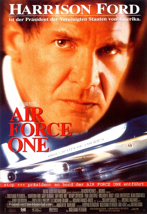 Air Force One - German Movie Poster