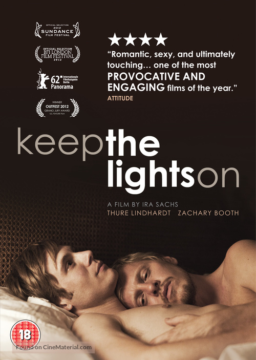 Keep the Lights On - British DVD movie cover