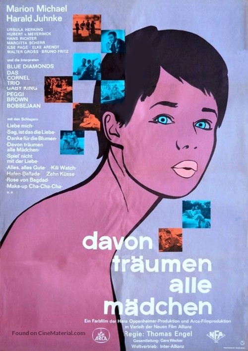 Davon tr&auml;umen alle M&auml;dchen - German Movie Poster