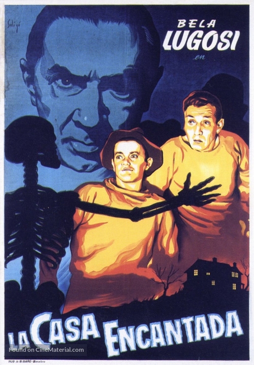 Ghosts on the Loose - Spanish Movie Poster