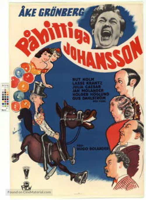 P&aring;hittiga Johansson - Swedish Movie Poster