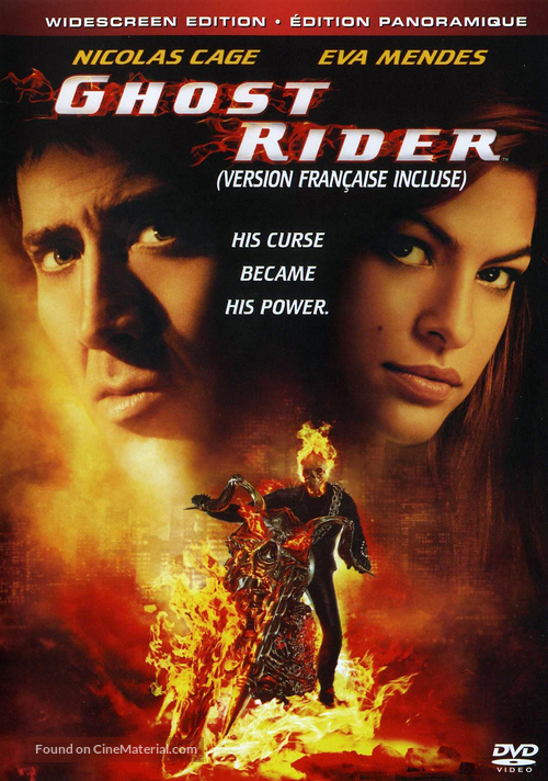 Ghost Rider - Canadian DVD movie cover