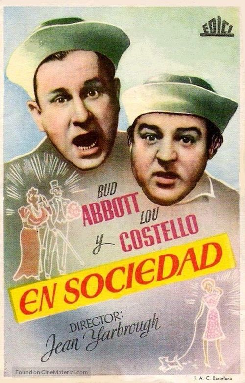 In Society - Spanish Movie Poster