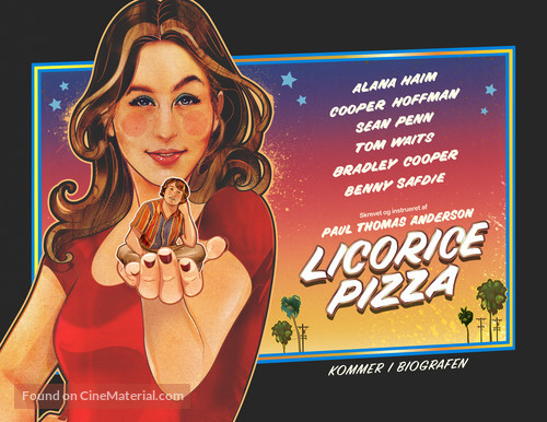 Licorice Pizza - Danish Movie Poster