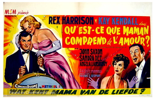 The Reluctant Debutante - Belgian Movie Poster
