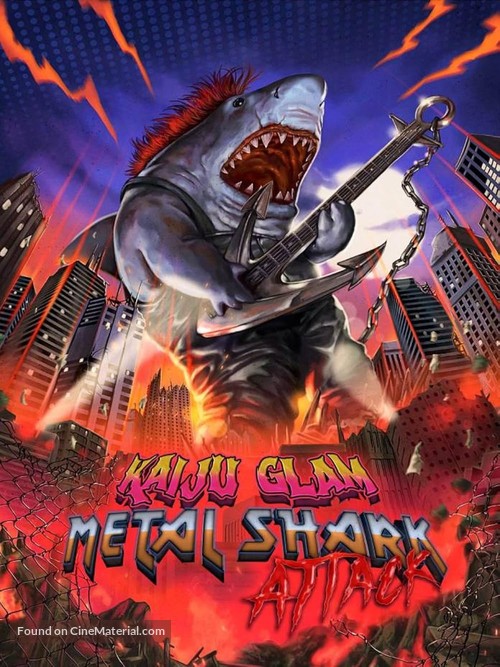 Kaiju Glam Metal Shark Attack - Movie Poster