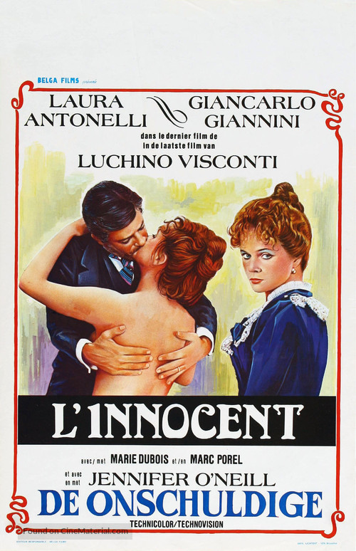 L&#039;innocente - Belgian Movie Poster
