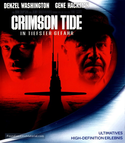 Crimson Tide - German Blu-Ray movie cover