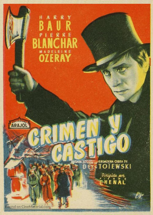 Crime et ch&acirc;timent - Spanish Movie Poster