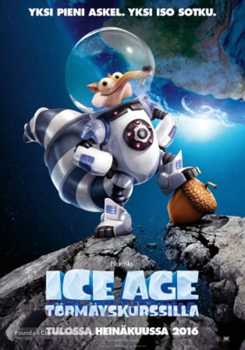 Ice Age: Collision Course - Finnish Movie Poster