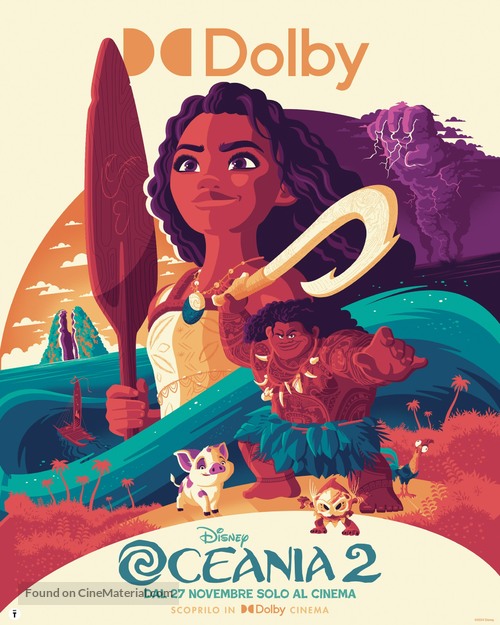 Moana 2 - Italian Movie Poster