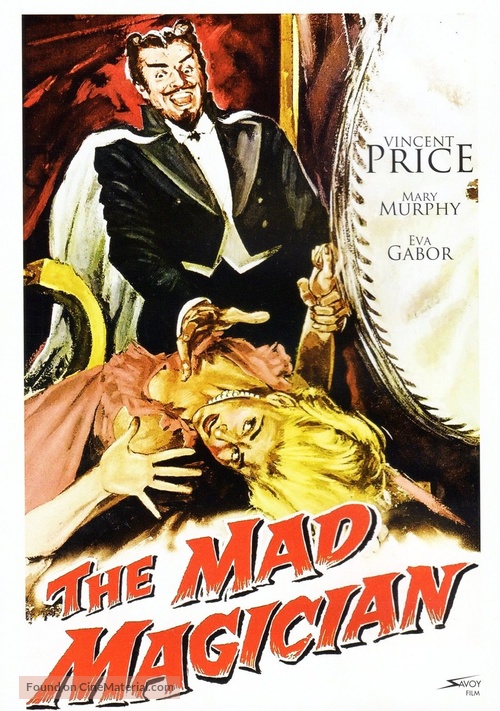 The Mad Magician - German DVD movie cover