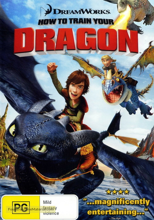 How to Train Your Dragon - Australian DVD movie cover