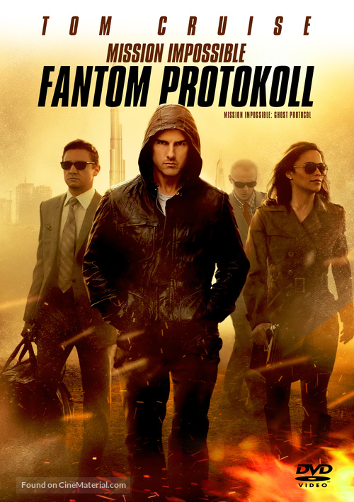 Mission: Impossible - Ghost Protocol - Hungarian DVD movie cover