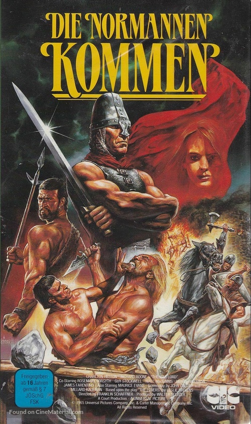 The War Lord - German VHS movie cover