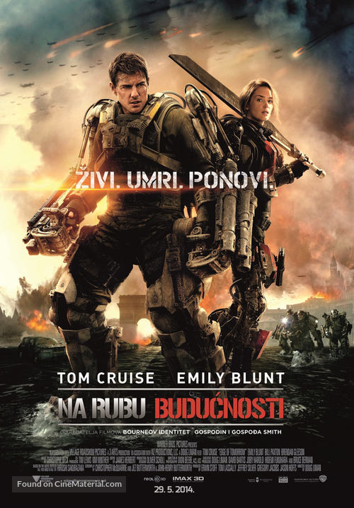 Edge of Tomorrow - Croatian Movie Poster