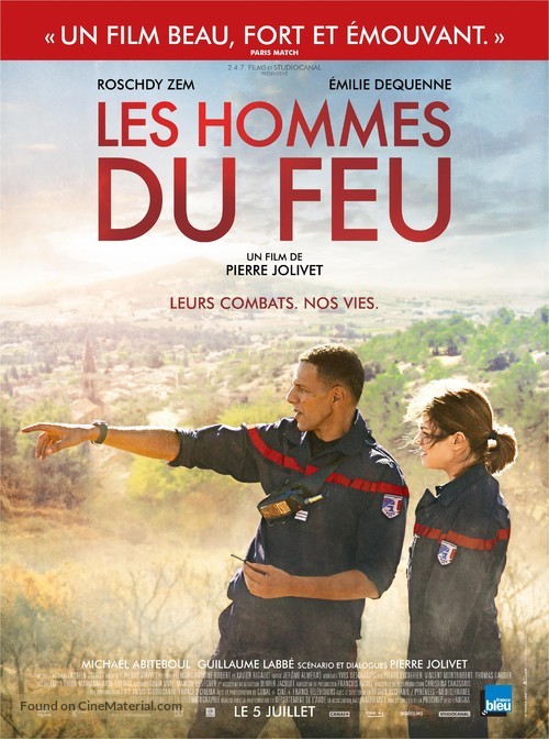 Les hommes du feu - French Movie Poster