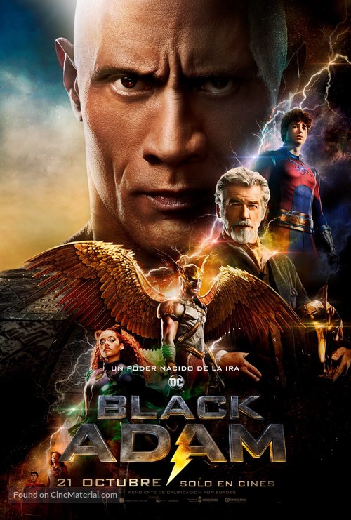 Black Adam - Spanish Movie Poster