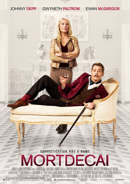 Mortdecai - Belgian Movie Poster