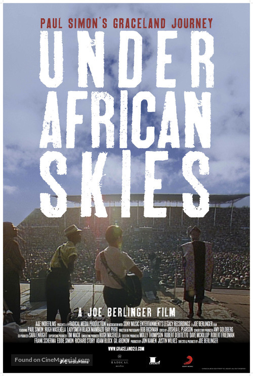 Under African Skies - Movie Poster