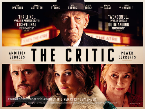 The Critic - British Movie Poster